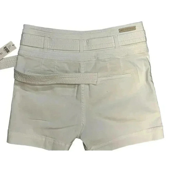Pilcro and the letterpress white belted palazoo shorts Anthropologie NWT S 28 - Picture 3 of 9